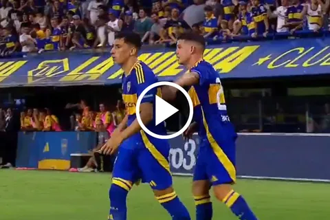 VIDEO | Pasó de todo: el gol de Merentiel luego de que la gente de Boca cantara "Jugadores"