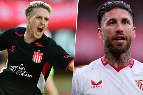 Santiago Ascacibar y Sergio Ramos