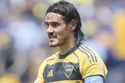 Edinson Cavani, delantero de Boca