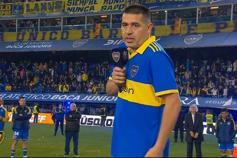Riquelme en su despedida