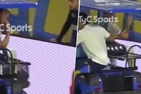 VIDEO | El desagradable gesto de Piovi a la hinchada de Boca que debió ser sancionado