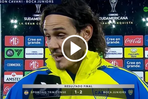 Cavani habló de su golazo de tiro libre y contó cómo se tomó la convocatoria a la selección de Uruguay