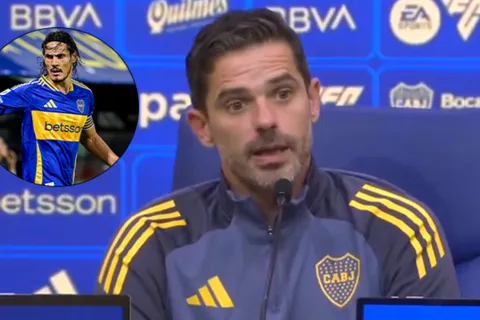 Gago habló de la mala racha de Edinson Cavani en Boca: "Hizo 500 goles, no le puedo enseñar"