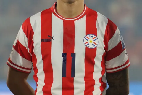 Adam Bareiro, delantero de la Selección de Paraguay y de San Lorenzo