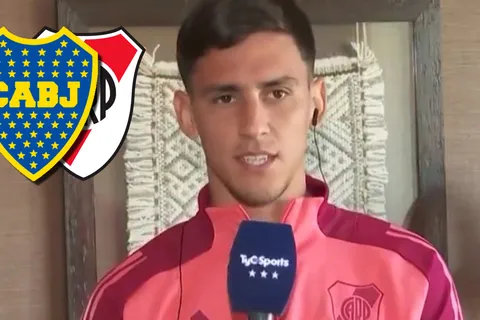 Matías Rojas habló tras su llegada a River