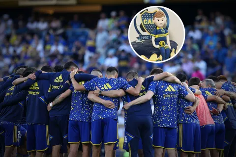 A pesar de su pasado en River, un ex Boca subió una foto del cumpleaños azul y oro de su hijo