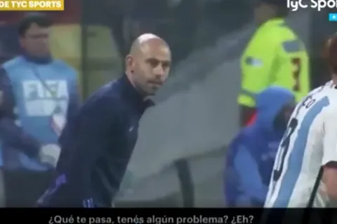 VIDEO | El excedido reto que no se vio de Mascherano a Barco: "¿Qué te pasa?"