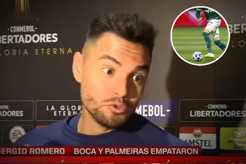 El picante comentario de Chiquito Romero sobre el césped sintético de la cancha de Palmeiras