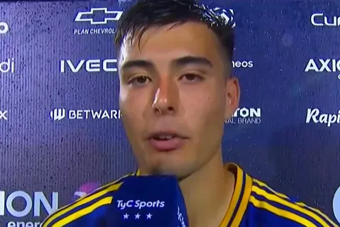 Aaron Anselmino, jugador de Boca