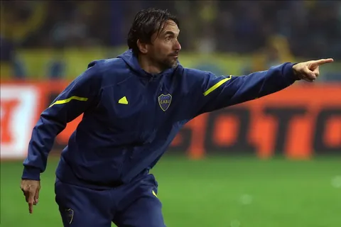Diego Martínez, entrenador de Boca