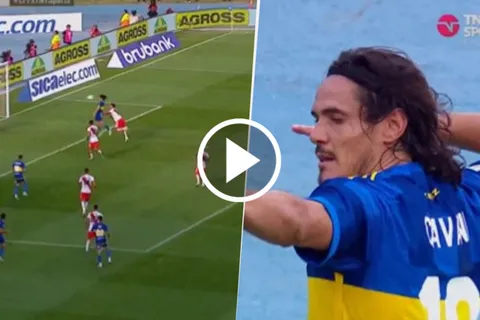 VIDEO | El golazo de Edinson Cavani para el 2 a 1 de Boca ante River