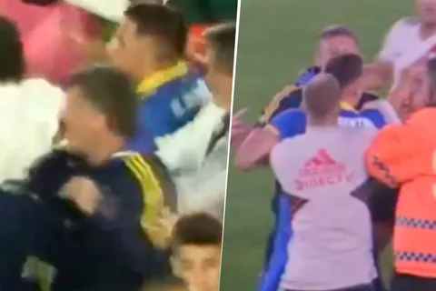 VIDEO | La agresión de Elías Gómez a Merentiel que desencajó al delantero de Boca