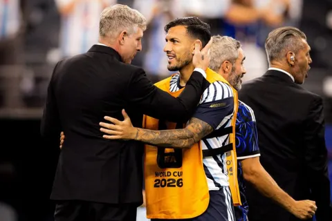 El cálido encuentro entre Leandro Paredes y Martín Palermo en el Mundial 2026