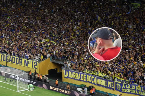 Un hincha del Bayern Múnich se tapó los oídos por los cantitos de la gente de Boca en el Mundial de Clubes 2025