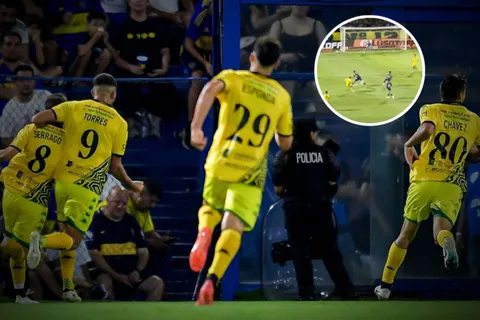 Increíble: es hincha de Boca, pero gritó el gol de Aldosivi en La Bombonera