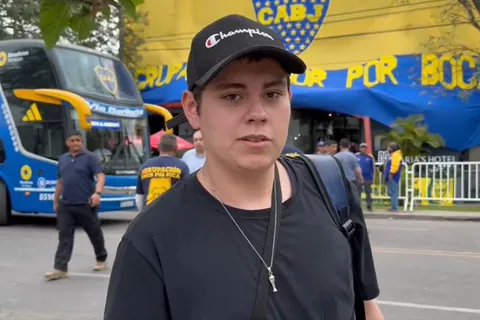 VIDEO | Es hincha de River pero fue a recibir a Boca en Santiago del Estero y explicó el motivo