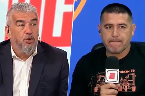 Fuerte pelea entre Juan Román Riquelme y el Chavo Fucks: "No me corrás con eso"