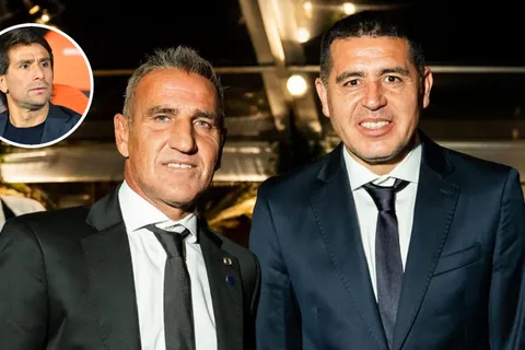 Cascini y Riquelme hablaron en la previa del Boca-River.