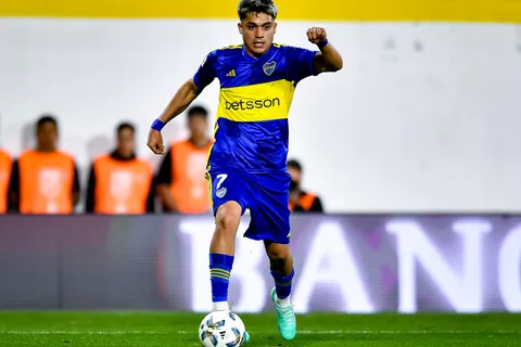 Exequiel Zeballos, jugador de Boca