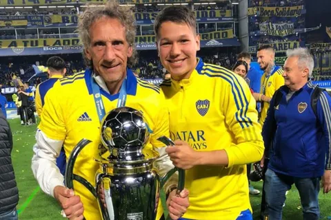 El hijo de Gayoso comenzó a trabajar en Boca. 