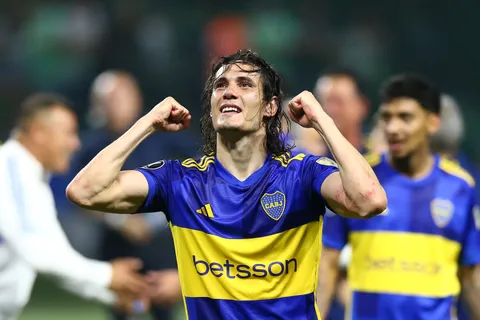 Edinson Cavani en Boca