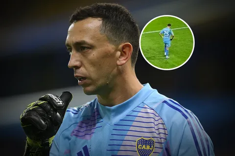 No se vio: la cábala de Marchesín durante los penales en Boca-Lanús