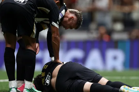 Los dos jugadores que se lesionaron en Atlético Mineiro. 