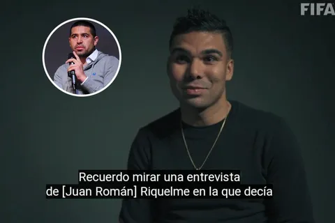 Casemiro sorprendió a todos y citó a Riquelme en una reflexión futbolística: "Escuché que dijo..."