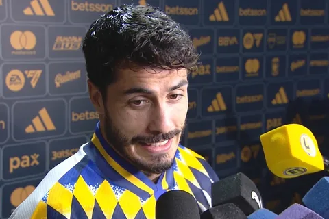 Nicolás Figal, molesto por las críticas a Boca: "Hay que escuchar cada cosa"