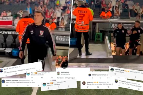 "Ni en la MLS": la gastada de los hinchas de Boca a la salida al campo de juego del plantel de River
