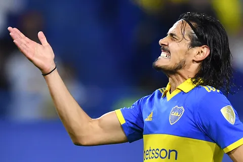 Edinson Cavani en Boca