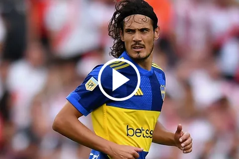 VIDEO | No se vio: la reacción de Edinson Cavani al golazo de Cristian Medina en el Boca-River