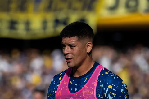 Marcos Rojo en la previa del Superclásico