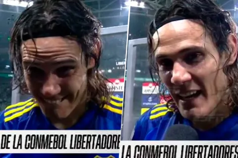 Cavani va por la gloria: qué dijo el goleador de Boca tras el pase a la final