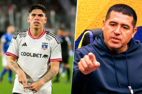 Carlos Palacios y Juan Román Riquelme