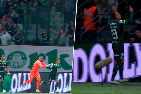 VIDEO | Tensión en Palmeiras: el polémico festejo de gol de uno de sus jugadores