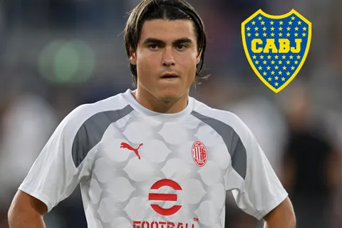 Los guiños de Luka Romero a Boca: una foto en La Bombonera y cuando lo puso por sobre River