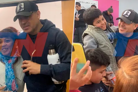 Así votó Riquelme: por qué tuvo que ir dos veces y el regalo a las autoridades de su mesa
