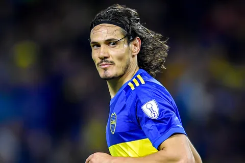 Edinson Cavani, delantero de Boca