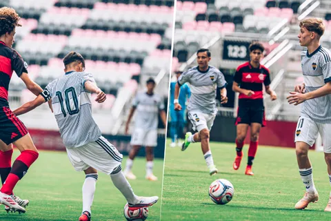 Boca empató con Flamengo en la Messi Cup.
