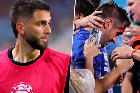 VIDEO VIRAL | El botellazo de Rodrigo Bentancur que lastimó a su preparador físico tras Uruguay vs. Colombia