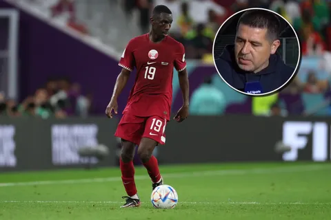 Almoez Alí, delantero de la Selección de Qatar