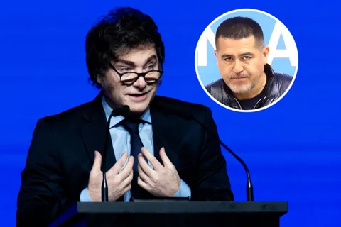 Javier Milei chicaneó otra vez a Riquelme en pleno discurso: “Lo eligieron los de River”