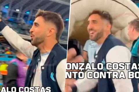 El picante cantito del hijo de Gustavo Costas en Racing antes del clásico: "Los de Boca son..."