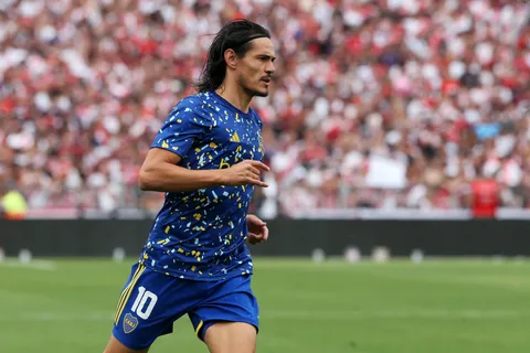 Edinson Cavani en Boca