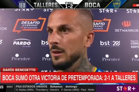 Tras la victoria de Boca, Darío Benedetto habló y confirmó que seguirá en Boca