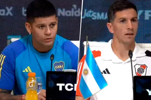 Marcos Rojo se rió en medio de una respuesta de Nacho Fernández sobre River: el motivo