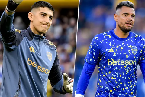 Leandro Brey y Sergio Romero en Boca