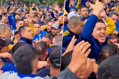 VIDEO | No se vio: Riquelme cantó "Y Macri tiene miedo" junto a los hinchas de Boca
