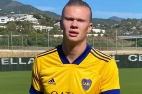 Los memes de Boca por la actuación de Haaland ante Brasil: "Es bostero"